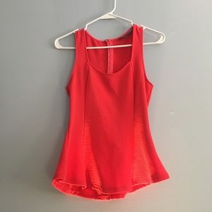 Sleeveless Peplum Top
